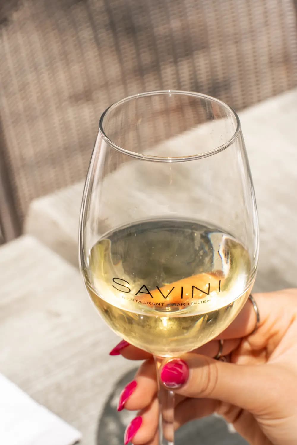 menu vini